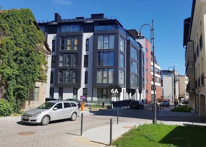 Happy Brilliant Old Town Self Check In, Underground Parking, Terrace ヴィリニュス